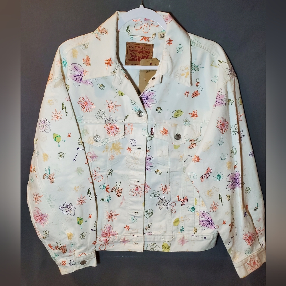 Levi's oversized Doodle Denim Jacket (XS)